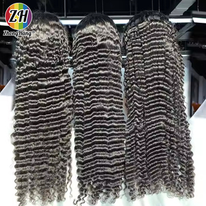 <span class=keywords><strong>Parrucche</strong></span> Frontali Full Lace HD Glueless 13x6 con <span class=keywords><strong>Capelli</strong></span> Umani Brasiliani Vergini Allineati alle Cuticole, Ondulati, per Donne Nere - Vendita all'Ingrosso - Product Image 3