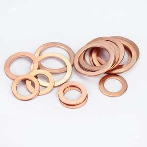 แหวนประเก็นทองแดงสำหรับเครื่องซักผ้าประเก็นแหวนซีลตัวชี้วัด DIN 7603ทองแดงแข็ง - Product Image 3