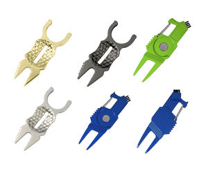 带球标的OEM定制多功能金属锌合金草皮修理工具 - Product Image 2