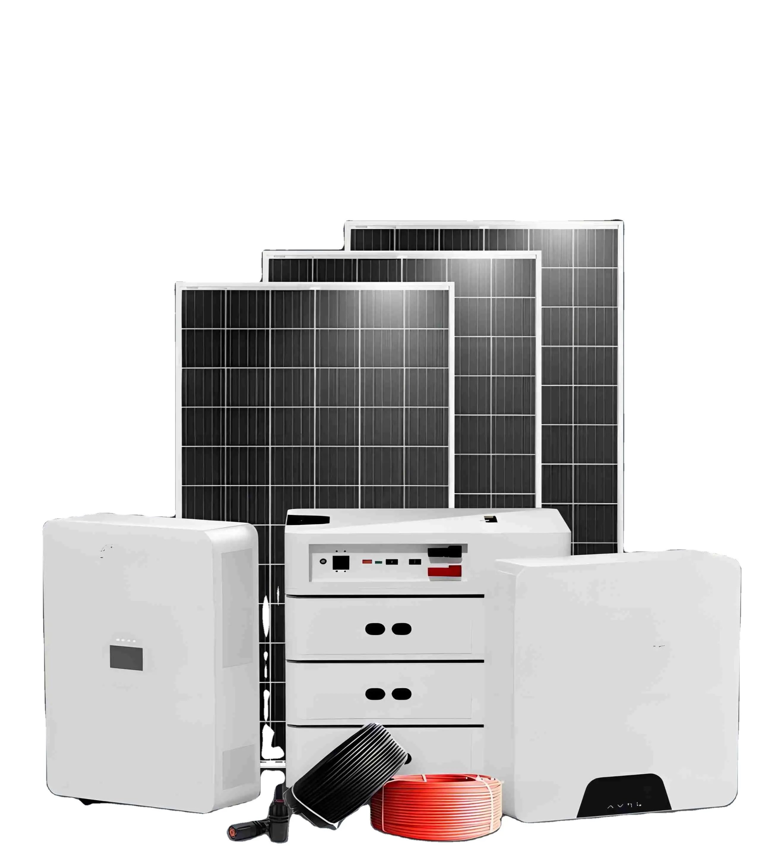 공장 도매 50Kw 30KW 20KW 10KW 오프 그리드 하이브리드 태양 에너지 저장 사용자 정의