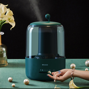 <b>Humidifier</b> For Home Bedroom Quiet Operation High Mist Output Air Purification Atomizer Small Size Green Color - Product Image 3