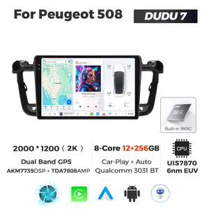 MEKEDE DUDU7 <span class=keywords><strong>Auto</strong></span>-play Audio per <span class=keywords><strong>Auto</strong></span> Radio GPS di navigazione 2K schermo lettore multimediale Android <span class=keywords><strong>Auto</strong></span> per <span class=keywords><strong>Peugeot</strong></span> <span class=keywords><strong>508</strong></span> - Product Image 4