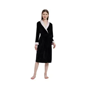 Silk Robes for Women Long Satin Bride Bridesmaid Wedding Party Robes Lightweight Sexy Sleepwear