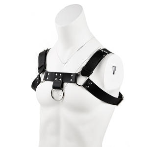 Fábrica al por mayor Encuadernación <span class=keywords><strong>de</strong></span> cuero Sm Props hombres diversión Bondage ropa esclavo rendimiento correas para club nocturno juguetes sexuales anales - Product Image 4