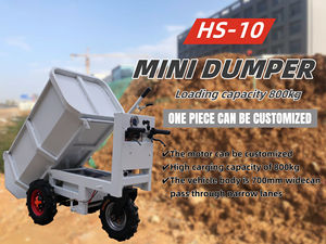 Camion à benne basculante électrique à trois roues de 800kg <span class=keywords><strong>Mini</strong></span> Dumper/Petite benne à ordures Transport de matériaux de construction - Product Image 4