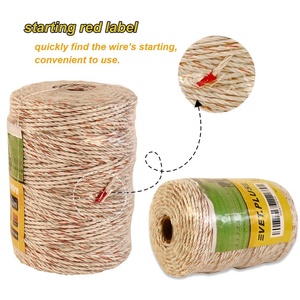 Dây hàng rào điện, 1/8mile/200m, 9 sợi dây dẫn bằng thép không gỉ dẫn điện đáng tin cậy, đường kính 3mm, chống gỉ UV - Product Image 5