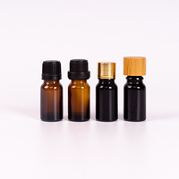 Bouteilles d'huile essentielle en verre personnalisées de 5 ml, 10 ml, 15 ml, 20 ml, 30 ml, 50 ml, 60 ml, rose, bleu, vert, givrées, transparentes, noires mates
