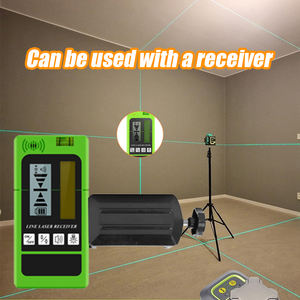 Niveau <span class=keywords><strong>laser</strong></span> rotatif professionnel 12 lignes 3X360 °   Niveau automatique vert de qualité industrielle avec batterie Li-ion amovible - Product Image 5