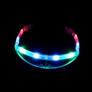 Adultos LED Night Bar Party Gafas Mujeres Hombres Parpadeante Shade Classic Fancy for Graduation Light Gafas para damas Caballeros - Product Image 3