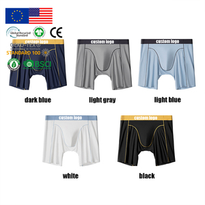<span class=keywords><strong>Boxer</strong></span> da Uomo Personalizzabili con Logo, Blu Chiaro, Anti-Sfregamento, Taglie Grandi, Traspiranti, Sportivi, Slip e <span class=keywords><strong>Boxer</strong></span> Intimi da Uomo - Product Image 3