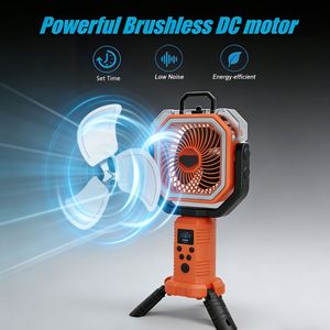 Ventilador Portátil Plegable de Mano con Humidificador, Batería de 20000 mAh, 4 Velocidades, para Acampar al Aire Libre - Product Image 2