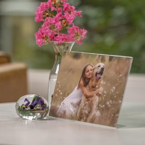 Versatile 4x6 acrilico Self-Standing cornice trasparente per interni Digital Signage <span class=keywords><strong>Display</strong></span> con classificazione IP65 garanzia di 1 anno - Product Image 1