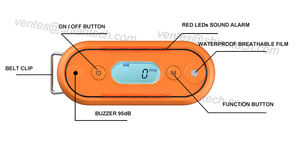 <span class=keywords><strong>Détecteur</strong></span> de gaz <span class=keywords><strong>H2s</strong></span> alimenté par pile <span class=keywords><strong>jetable</strong></span>, 100 ppm, résistant à l'eau et à la poussière, analyseur d'alarme de surveillance <span class=keywords><strong>H2s</strong></span> - Product Image 3