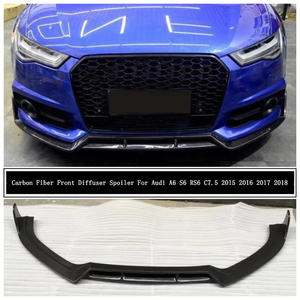 Spoiler Diffusore per Paraurti Anteriore Stile KB in Vera Fibra di Carbonio di Alta Qualità per Audi <span class=keywords><strong>A6</strong></span> S6 C7.5 2016 2017 <span class=keywords><strong>2018</strong></span> - Product Image 3