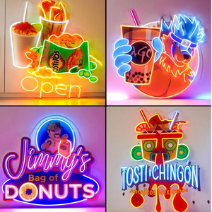 Insegna al Neon LED Personalizzata Artigianale ad Alta Densità per Vetrine di Boutique con Supporto in Acrilico Satinato - Product Image 2
