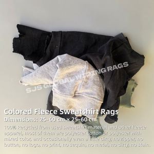 Paños de Limpieza 100% Algodón, Paños de Felpa de Colores, Paños de Sudadera para Limpieza de Taller - Product Image 2