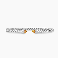   Bracelet en câble torsadé spirale 5 mm, luxe léger, haute qualité, empilable, argenté, vente en gros fabricant