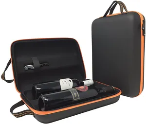 Новый стильный водонепроницаемый защитный жесткий переносной чехол-тоут из ЭВА, чехол для переноски, сумка для винной бутылки, дорожная сумка