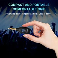 Factory OEM Wireless Guitar System Acoustic Transmitters Cable Wireless Jack Effects for Stringed Instruments Parts Accessories