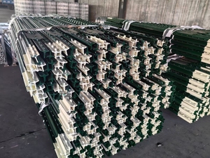 Vente directe usine – Poteau en T clouté en fer, revêtu par poudrage, 6 pieds, pour clôture de ferme et chantier, prix abordable - Product Image 5