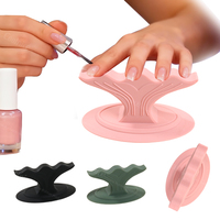 Nouvelle idée de produit 2025 bricolage Nail Art fournitures support pour ongles Art coussin sans BPA Silicone doigt séparateur ou manucure et ongles