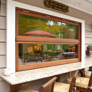 Ventana de cocina plegable con pantalla, ventanas de aluminio deslizantes, Vertical, extraíble, para el hogar - Product Image 2