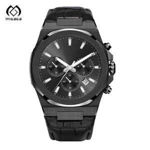 Relojes Migaga para Hombre con Movimiento Japonés NH35, Cristal de Zafiro, Resistencia al Agua de 100 m, Correa de Cuero Negra Automática, a Buen Precio - Product Image 2