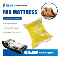Adhésif thermofusible en caoutchouc synthétique à forte adhérence pour la construction de matelas 3D, le collage des bords et l'emballage