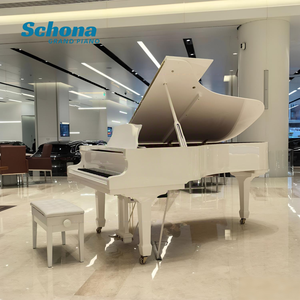 Piano à queue blanc de 5 pieds, finition polie, pour la maison, les mariages, la vente en gros, système de lecture automatique en option - Product Image 1
