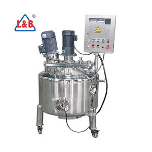 Thép không gỉ Tank <span class=keywords><strong>Mixer</strong></span> <span class=keywords><strong>100L</strong></span> công nghiệp kem và kem dưỡng ẩm trộn Tank - Product Image 3