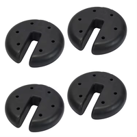 Kit de 4 poids modernes pour base de parasol, pieds de gazebo et auvent, résistant aux UV