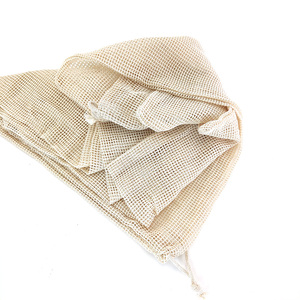 Sac à provisions en maille de coton écologique, avec sangle à bandoulière, 2021 - Product Image 4