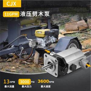 Pompe à engrenages hydraulique Cheng Jiaxin 13GPM, corps en alliage d'aluminium et fonte, pompe rotative pour fendeuse de bois, équipement forestier - Product Image 4
