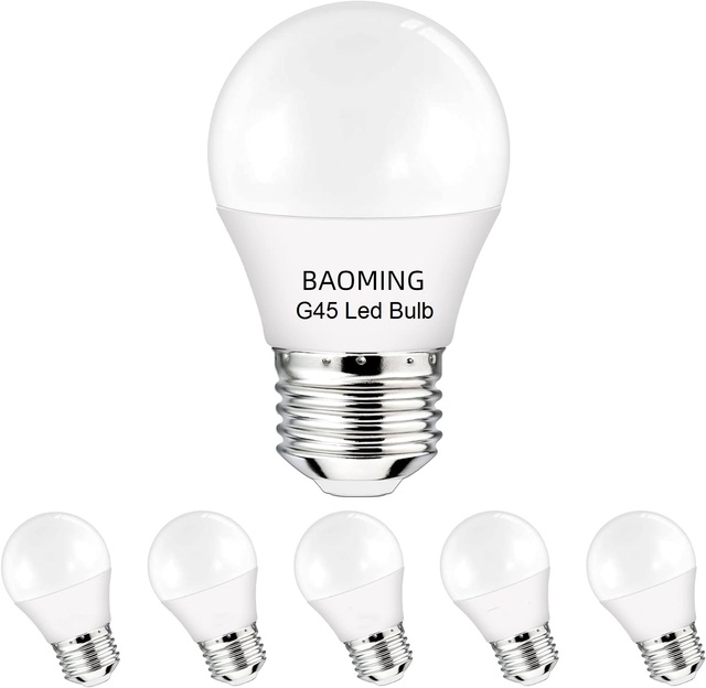 Factory Price 3W 5W G45 Mini LED Ceiling Fan Light Bulbs 120V 220V Warm White LED Edison Light Bulb