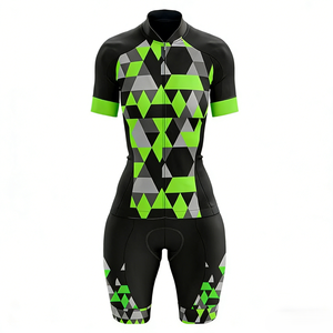 Customizable Design <b>Skin</b> Friendly Sublimation Transfer Print Short Sleeve <b>Tight</b> Cycling Suit for Daily Training and Competition - Product Image 4