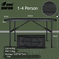 Table Pliante d'Extérieur "Vente Chaude" de 180 cm (6 Pieds), Table de Fête en Plastique Pliable, Vente en Gros, Empilable et Économique pour Restaurant