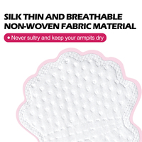 South Moon 12 pièces coussinets anti-transpiration pour aisselles ultra minces respirants coussinets anti-transpiration jetables pour éviter les marques humides