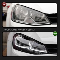 Phares LED DRL Améliorés pour Golf 7 2013-2017 MK7, Assemblage Modifié avec Clignotant, Lampes Frontales et Accessoires Auto pour VW
