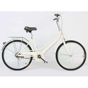 Nueva <span class=keywords><strong>Bicicleta</strong></span> Urbana Retro de 24 Pulgadas de Acero al Carbono de Alta Calidad para Mujer, Niñas y Niños - Product Image 4