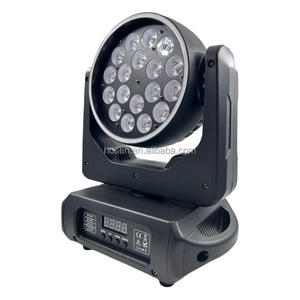 18x12W RGBW 4in1 <span class=keywords><strong>Zoom</strong></span> rửa ánh sáng <span class=keywords><strong>18pcs</strong></span> dẫn di chuyển đầu ánh sáng với dải cho sân khấu DJ Disco hộp đêm - Product Image 1
