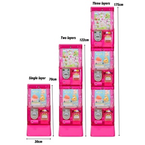 Jelly Color Gachapon Machine Niños Cápsula Juguete Moneda Gacha Máquina expendedora <span class=keywords><strong>para</strong></span> Parque de Atracciones - Product Image 2