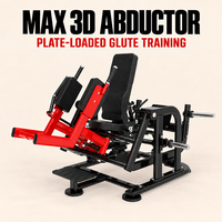Machine d'abduction des hanches 3D avec coussinets de cuisse réglables pour l'entraînement de la force des fessiers dans les centres de fitness commerciaux