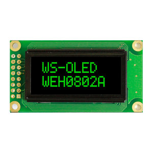 1,2-дюймовый OLED-дисплей, 8x2 символьный OLED-дисплей WEH000802A, рабочая температура -40°C ° C+80 ° Промышленные измерительные приборы - Product Image 6