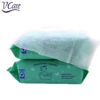 Lingettes pour bébé en tissu non tissé, écologiques, antibactériennes, à base d'eau, pour peaux sensibles, emballées individuellement, tendance et pratiques pour la maison