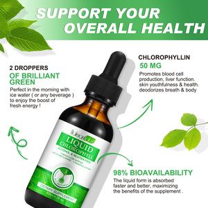 Gocce di Clorofilla Liquida da Estratto Vegetale per la Salute, Etichetta Privata, Clorofilla Liquida Biologica per Perdita di Peso e Supporto Digestivo - Product Image 3