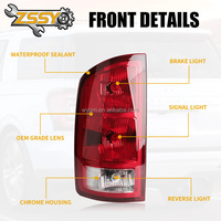 Rückleuchten-Glas für 2002-2006 Dodge Ram 1500 2500 3500 Bremsleuchten 55077347AF 55077348AF CH2800147 CH2801147