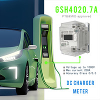 DZG GSH4020.7A PTB aprobado para la estación de CC Max 1000V 200A Medición de alta precisión Medidor de energía de CC de riel Din multifunción