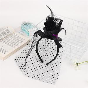 Lindo velo de Halloween Diadema Encaje Araña Bruja Diademas - Product Image 3