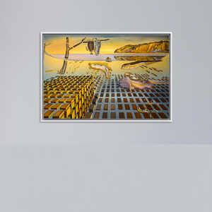 Impression sur toile de Salvador Dalí : La désintégration de la persévérance, toile encadrée blanche - Product Image 2