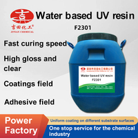 Résine UV à base d'eau F2301, séchage rapide, haute brillance, résistante à l'usure, pour bois, métal, résine UV à base d'eau